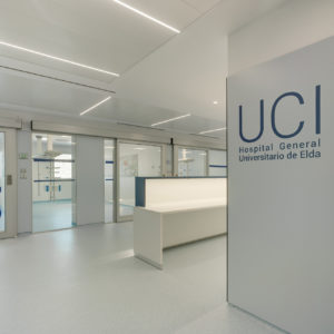 Reforma de las UCI del Hospital de Elda.